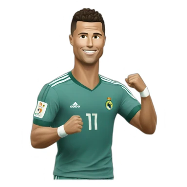 Ronaldo qui fait SUUUUUU sticker