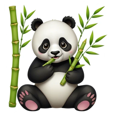 Panda Bamboo sticker