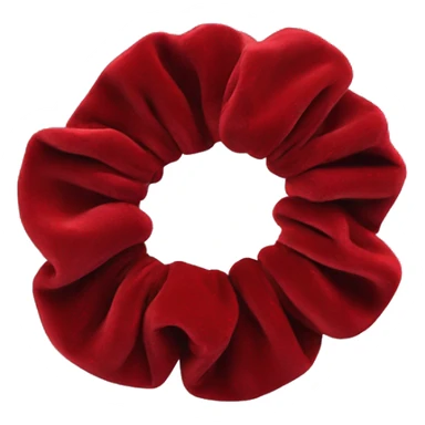 Red velvet scrunchie  sticker