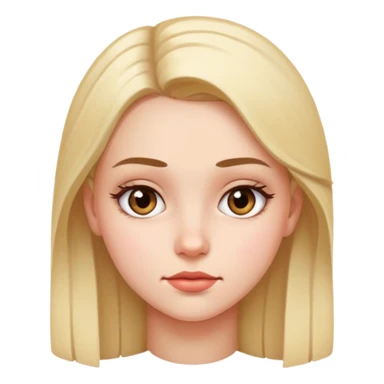 Girl with side eye sticker