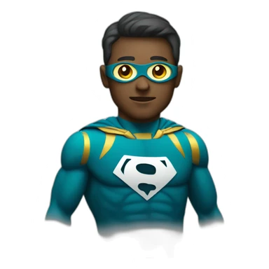 vision superhero sticker