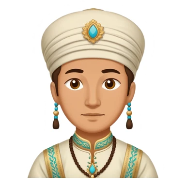 Tatar in traditional outfit sticker