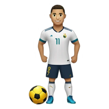 Ronaldo ballon d'or sticker