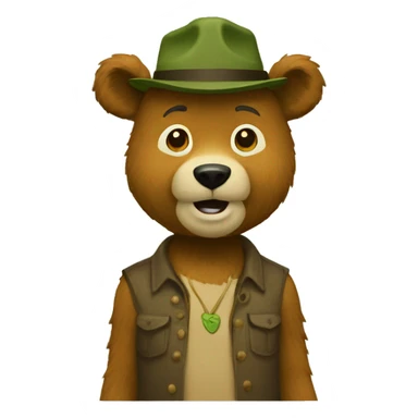 Yogi bear sticker