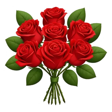bouquet of roses sticker