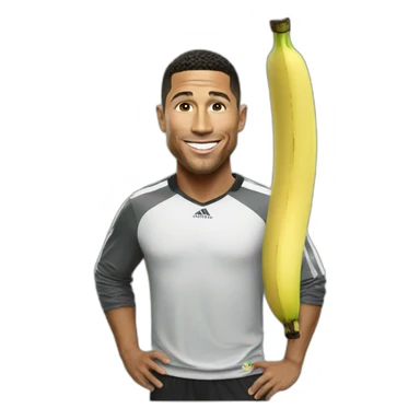 Banana ronaldo sticker