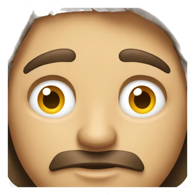 Regular emoji looking to the left sticker