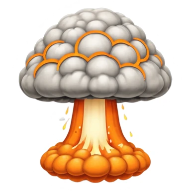 Atomic bomb explosion  sticker