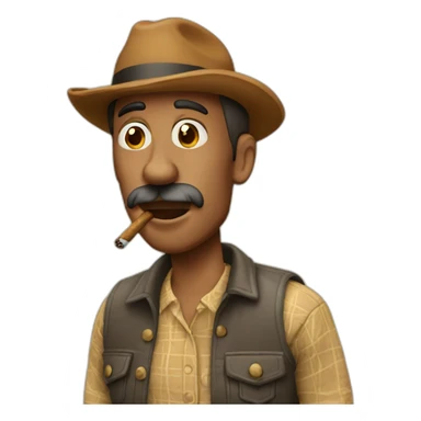 Woodie who smokes sticker