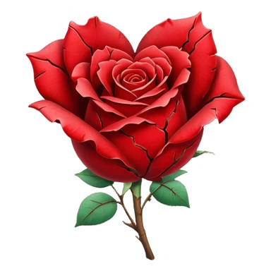 Put The 💔 Emoji And 🥀 Emoji Together In One Image sticker