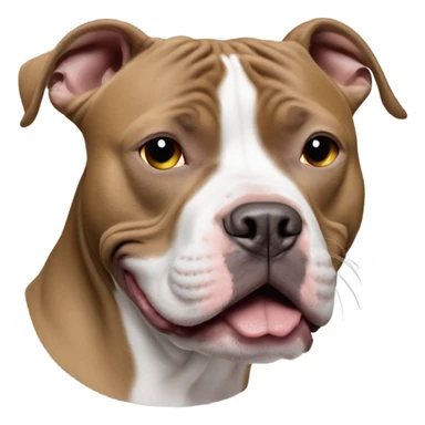 Pitbull wearing Jordan’s sticker