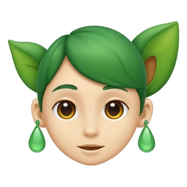 green ear sticker