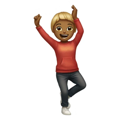 Doll doing dab sticker