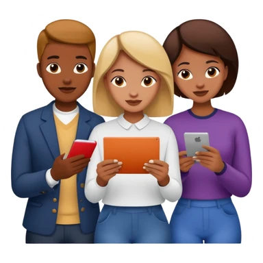 design team with color swatches and mood boards sticker