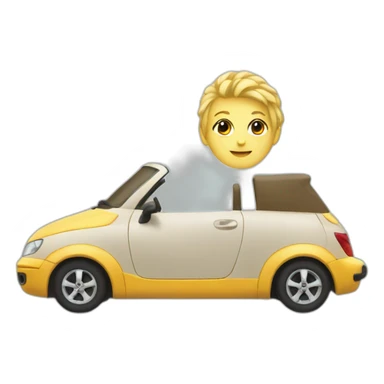 Car with nija sticker