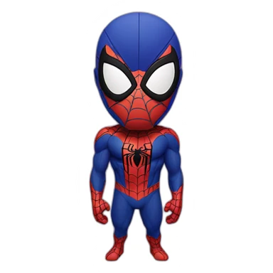 Spider-Man with purple suit sticker