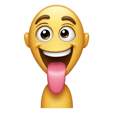 a emoji with heart eyes and tongue out sticker