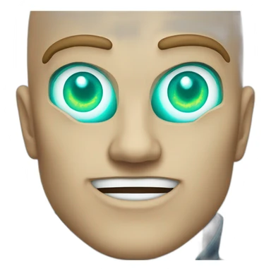 Super hero electro eyes sticker