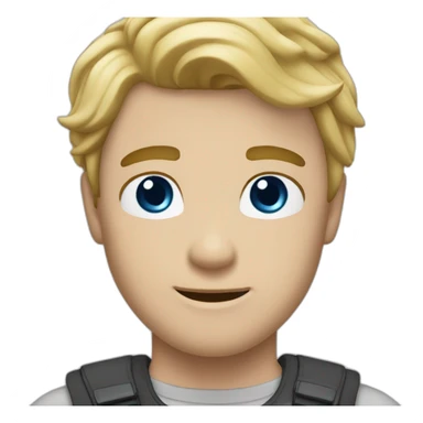 White guys whit blond hair like di caprio et blue eyes sticker