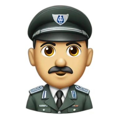 Hitler qui tien le drapeau de Israël sticker