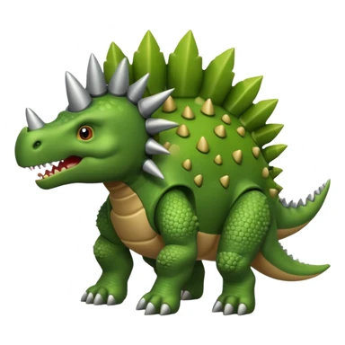 Stegosaurus dinosaur sticker