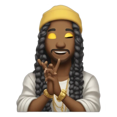 divine rapping sticker