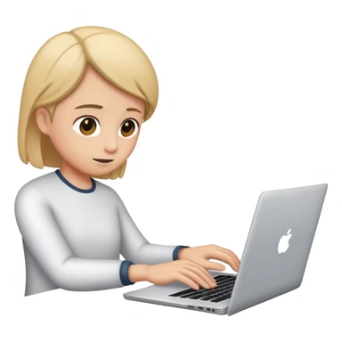 closing a laptop after a video meeting sticker