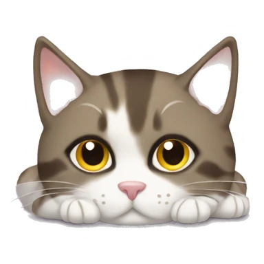 cat loafing sticker
