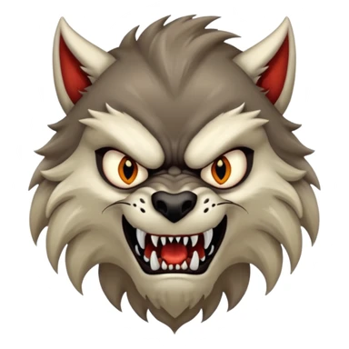 Werewolf mixed with a monster  sticker