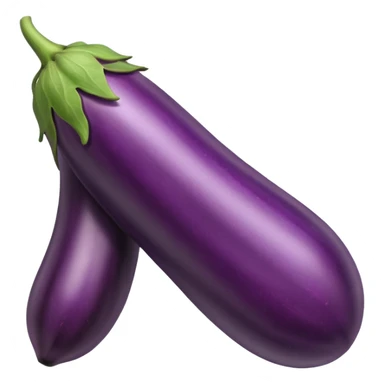 Long eggplant with veins vascular bulging veins vein running down side sticker