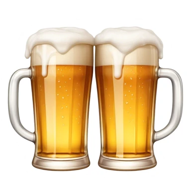 couple of beer cups sticker