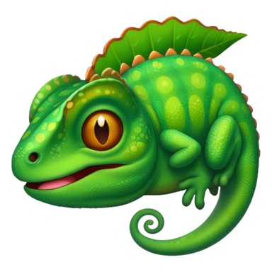 chameleon emoji sticker