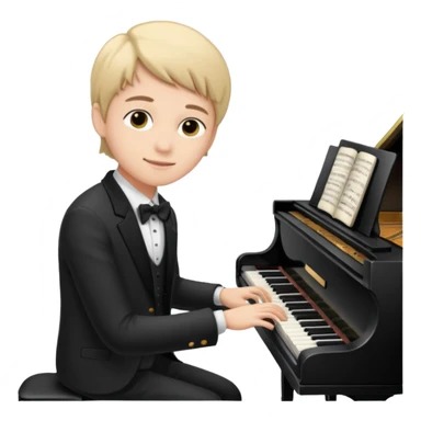 Luthier young pianist  sticker