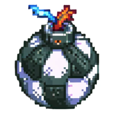 bomb power up without fuse sticker