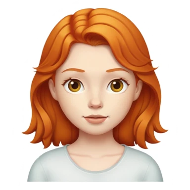 Ginger girl dillydallying sticker