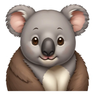 Koala in duit sticker
