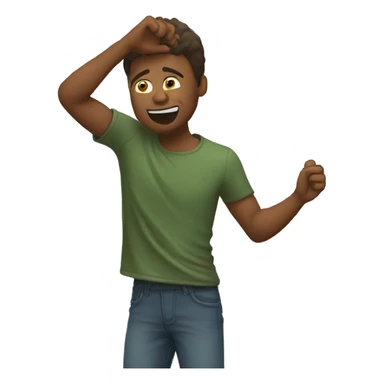 Guy who do the dab  sticker