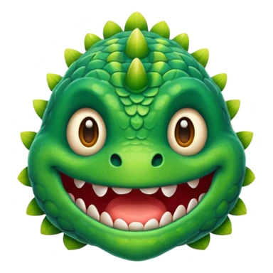 Create a monster emoji sticker