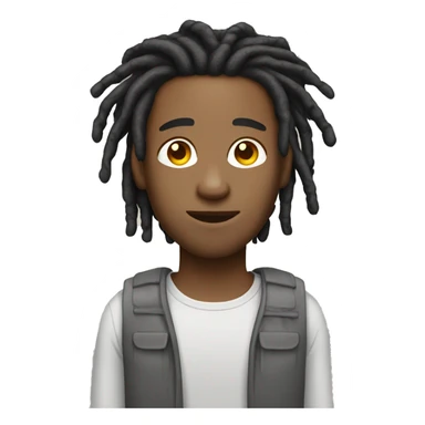 guy with dreads whose lightskin sticker
