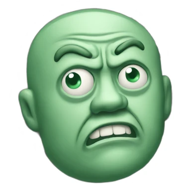 angry dollar bil sticker