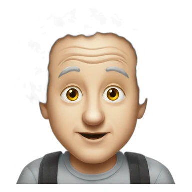 Young Larry fine of the three stooges sticker