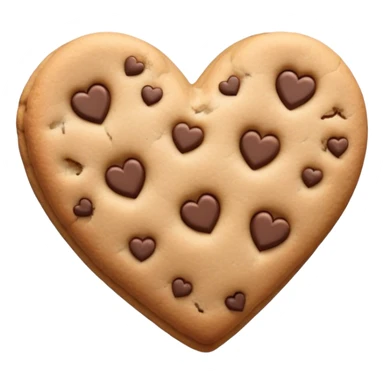 cookie heart with ;IGY6 sticker