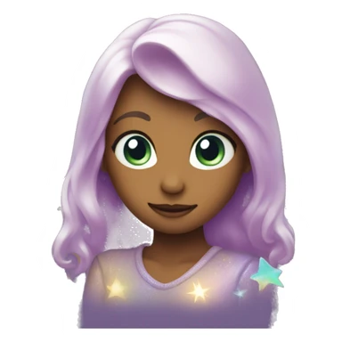 Iridescent twinkle sticker