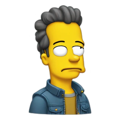 Bart from "the simpsons" sticker