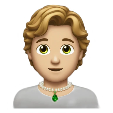 Posh-muscle-boy-with-pearl-necklace-and-green-eyes-and-brown-hair sticker