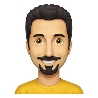 Serj Tankain yellow shirt sticker