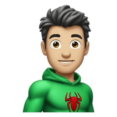 Spider man contre bouffon vert sticker