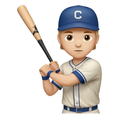 dos basebeall playr a golpes sticker