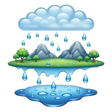 humid weather landskape imag humid more humid add draps falling sticker