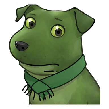 Perro negro con ojos marrones de pelo corto solo la cara y algo del cuello  sticker